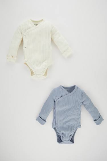 Baby Boy 2 piece Long Sleeve Long Sleeve Snap Body