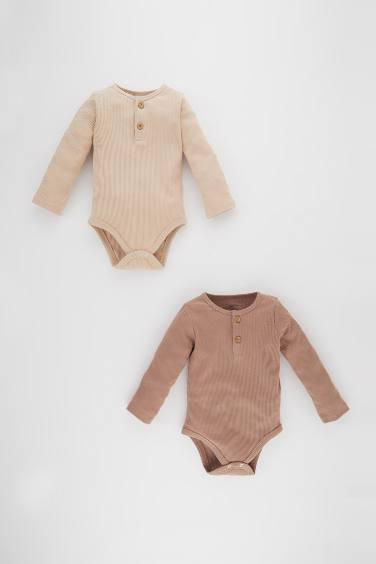 Baby Boy 2 piece Long Sleeve Long Sleeve Snap Body