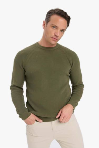 بلوز تريكو قصة عادية بياخة مستديرة