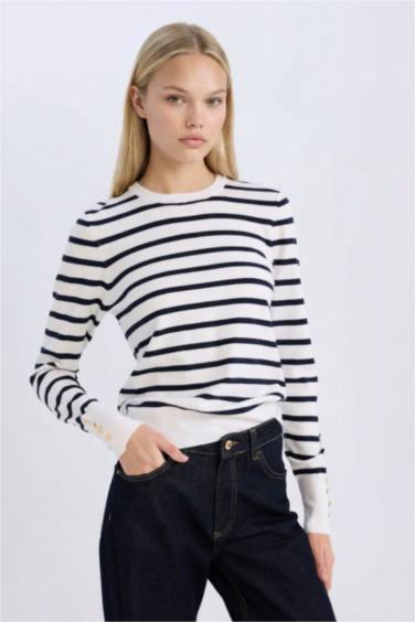 Regular Fit Crew Neck Pullover