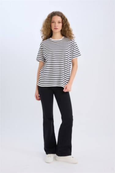 T-shirt oversize à col rond