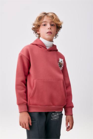 Oversize Fit Hooded Sweatshirt