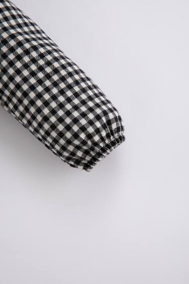 Baby Girl Plaid Flannel Long Sleeve Shirt