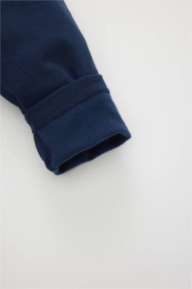 Baby Boy Labeled Ribbed Sweatpants