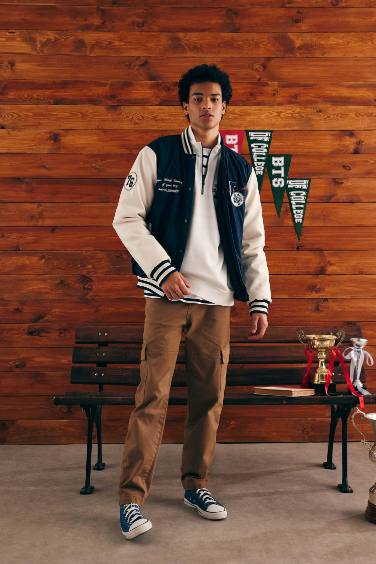 Relax Fit Regular Hem With Cargo Pocket Gabardine Trousers