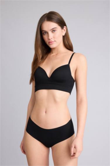 Kaplı Pedli Seamles Bra - Görsel 2