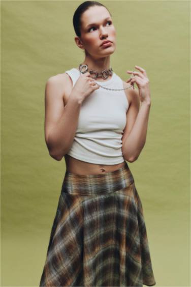 Slım Fıt Fitilli Kaşkorse Atlet