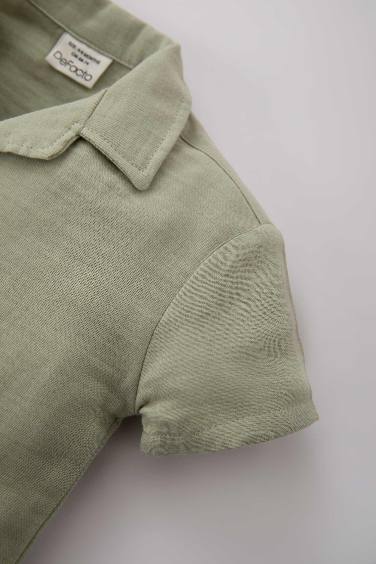 Chemise À Manches Courtes en Mousseline