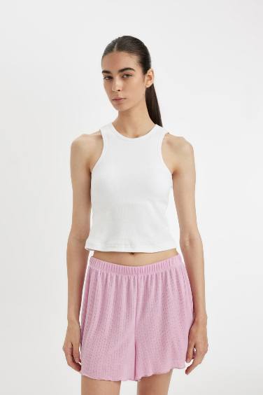 تانك توب مضلع قصة عادية من Fall in Love