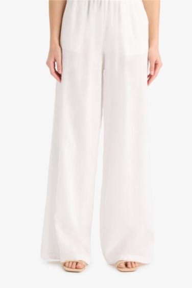 Wide Leg High Waist Trousers