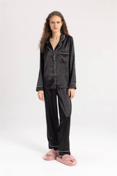 Regular Fit Long Sleeve Woven Tops