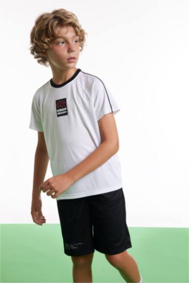 Oversize Fit Printed Short Sleeve T-Shirt