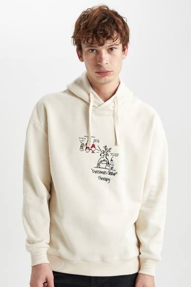 Comfort Fit Printed Sweatshirt