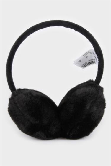 Woman Plush Headphones