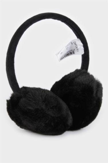 Woman Plush Headphones