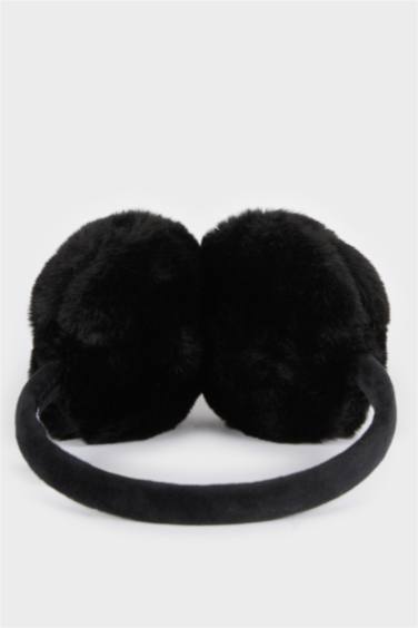 Woman Plush Headphones