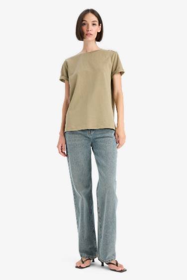 Regular Fit Crew Neck Basic Premium T-Shirt