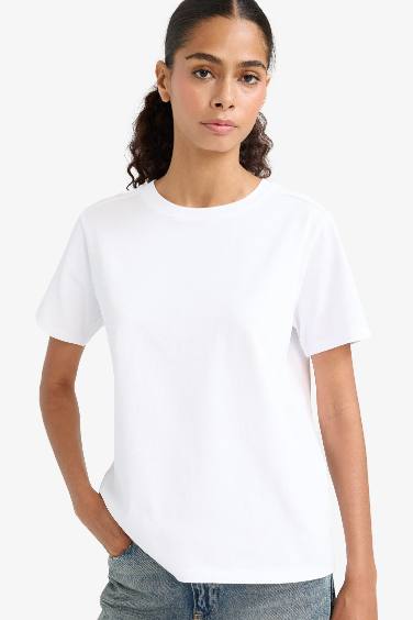 Regular Fit Crew Neck Premium Basic T-Shirt