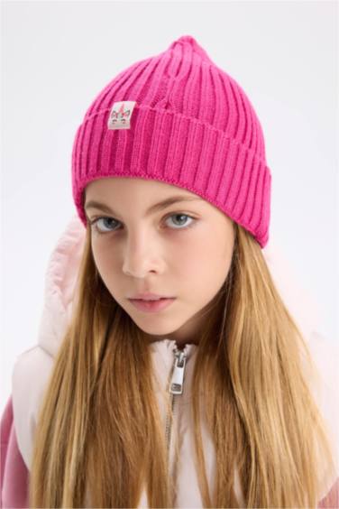 Écharpe et Bonnet en tricot pour fille - 2 Pièces