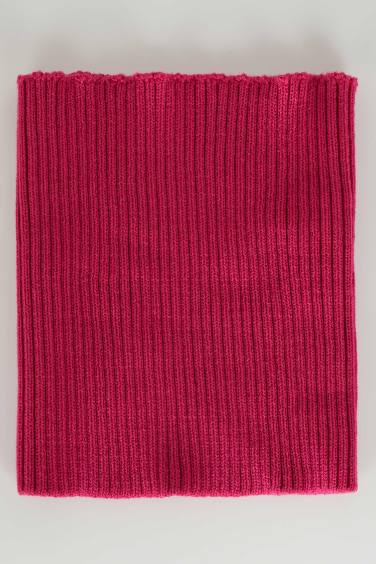 Écharpe et Bonnet en tricot pour fille - 2 Pièces