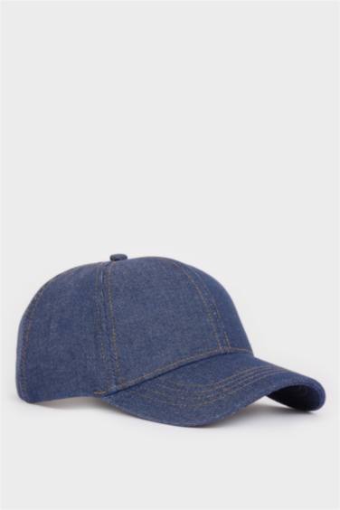 Boy Label Printed Denim Cap