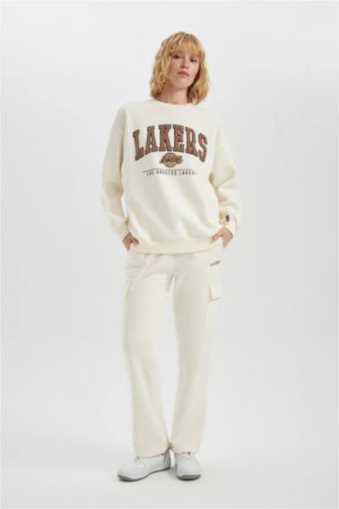 DeFactoFit Standard Fit Wide Leg Long Sweatpants