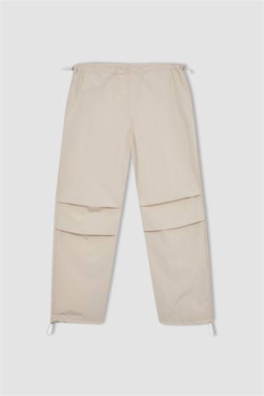DeFactoFit Standard Fit Pocketed Elastic Banded Long Trousers