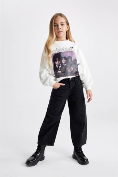 Girl Slouchy Oval Leg Trousers