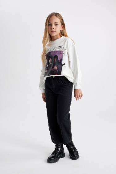Girl Slouchy Oval Leg Trousers