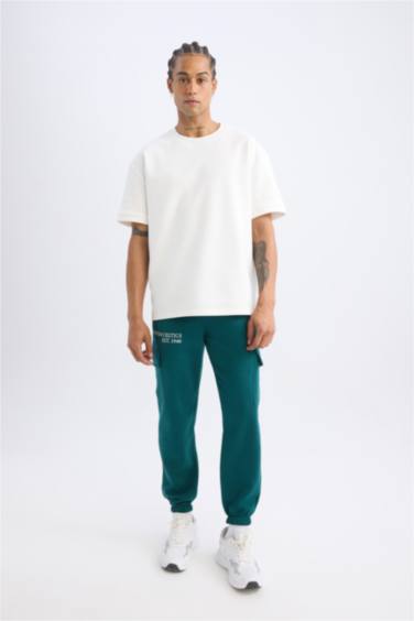 Jogger Eşofman Altı NBA Boston Celtics Standart Fit Kargo Cepli Beli Paçası Lastikli