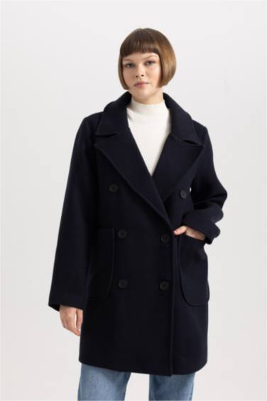 Regular Fit Wool Look Cachet Coat