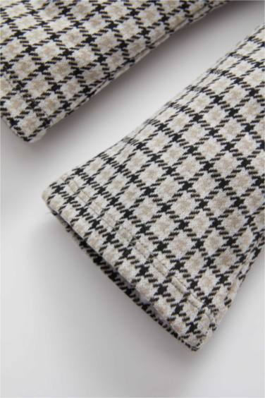 Baby Girl Flare Leg Jacquard Trousers