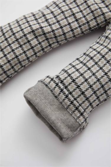 Baby Girl Flare Leg Jacquard Trousers