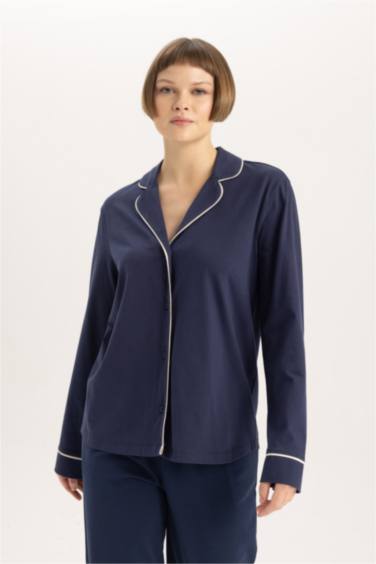 Fall in Love пиджама жағасы Трикотаж көйлектер