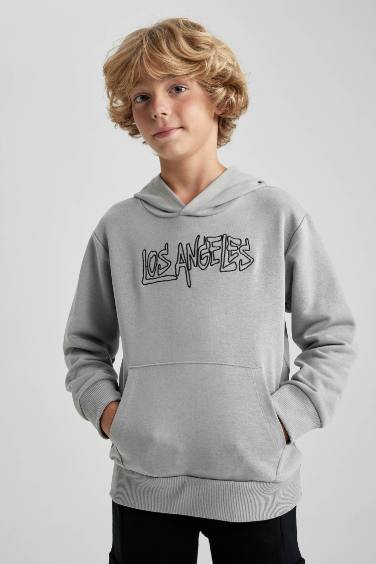 Boy Thick Hooded Sweatshirt