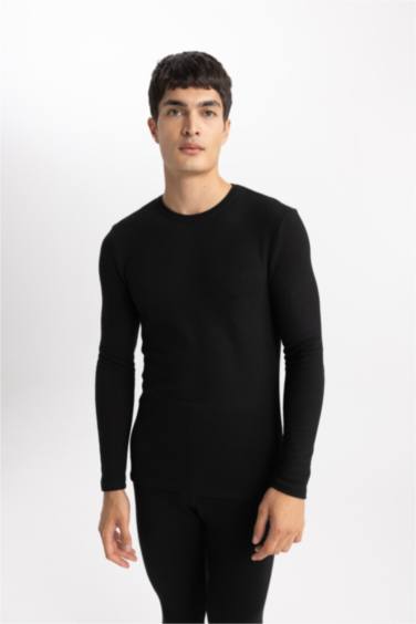 слим пішімі дөңгелек жаға Трикотаж көйлектер