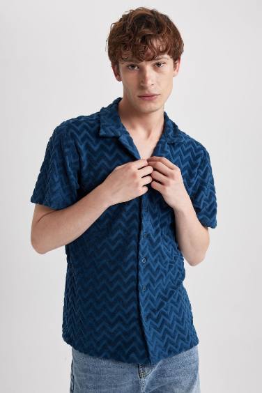 Regular Fit Printed Short Sleeve Shirt