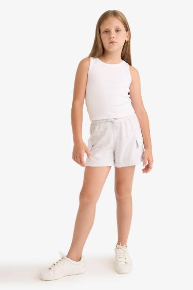 Girl Cargo Pocket Shorts