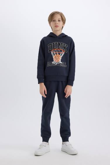 سيت ولادي سويت شيرت وبنطلون بجامة رياضي - قطعتين