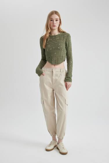 Cargo Jogger Gabardine Trousers