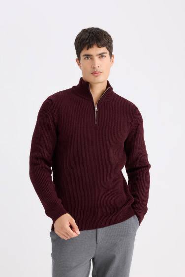 Standard Fit Turtleneck Knitwear Pullover