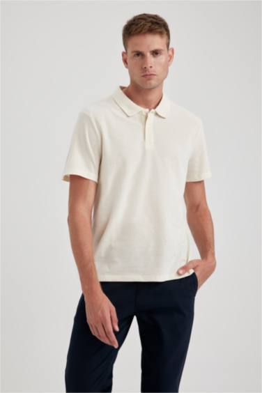 تيشيرت بولو قطن قصة عادية