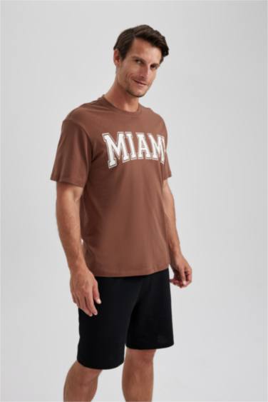 Regular Fit Crew Neck Short Sleeve T-Shirt