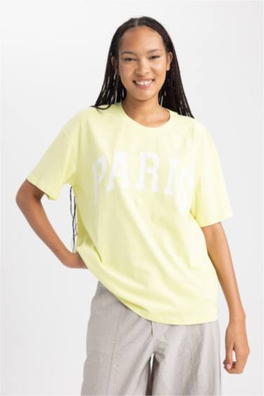 Oversize Fit Crew Neck Short Sleeve T-Shirt