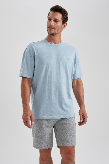 Oversize Fit Crew Neck T-Shirt