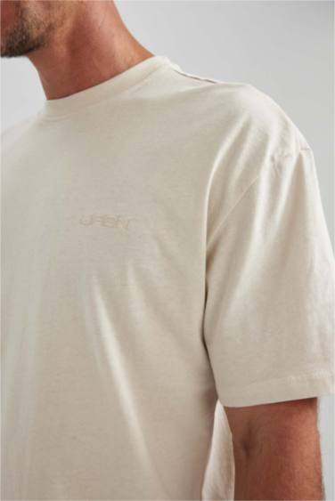 Oversize Fit Crew Neck Short Sleeve T-Shirt