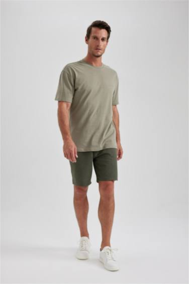 Oversize Fit Crew Neck Short Sleeve T-Shirt