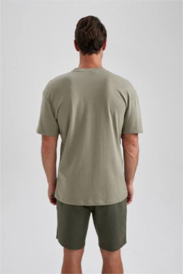 Oversize Fit Crew Neck Short Sleeve T-Shirt