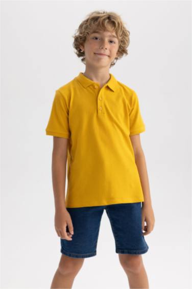 Regular Fit Short Sleeve Polo T-Shirt