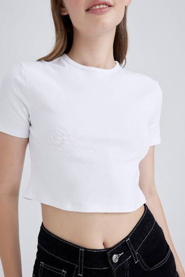 Slim Fit Cotton Short Sleeve T-Shirt